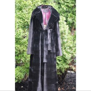Black full length J. Mendel fur coat